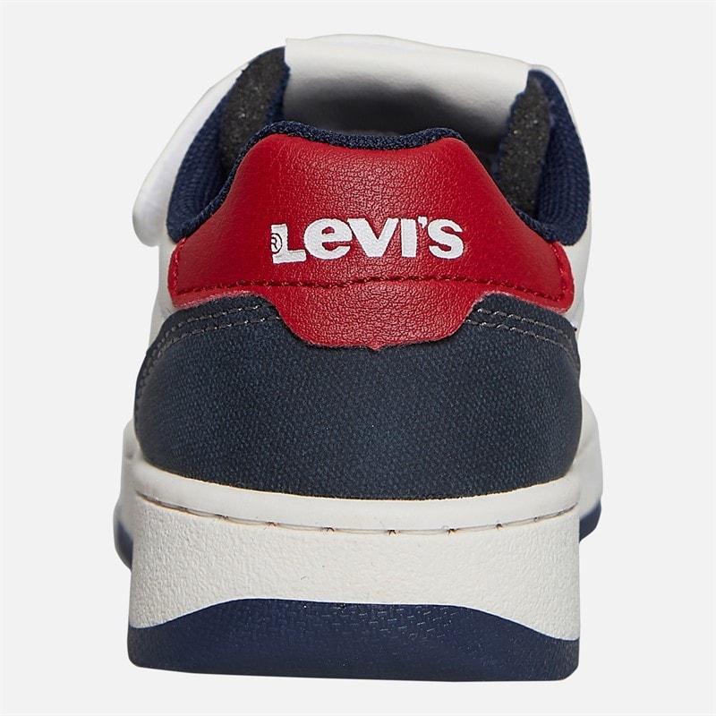 Levi's Boys Aiden Mini Trainers Off White/Navy - Image 3