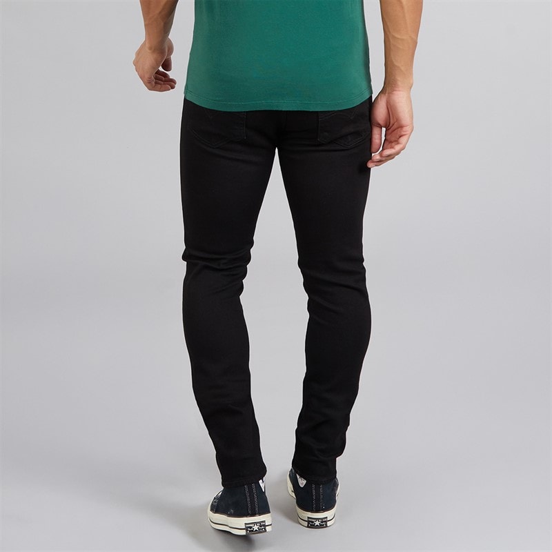 Mens 510 Skinny Jeans Black Leaf - Image 2