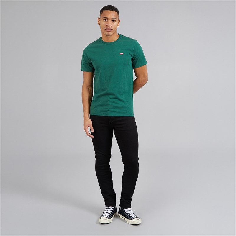 Mens 510 Skinny Jeans Black Leaf - Image 4