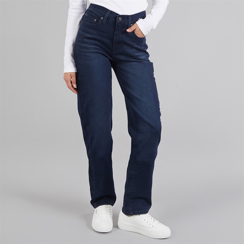 Levi's Womens 724 High Rise Straight Leg Jeans Burnt Bridge