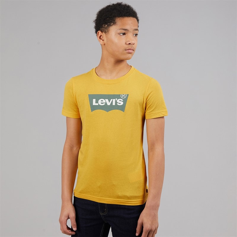 Levi's Boys Batwing T-Shirt Yolk Yellow - Image 2