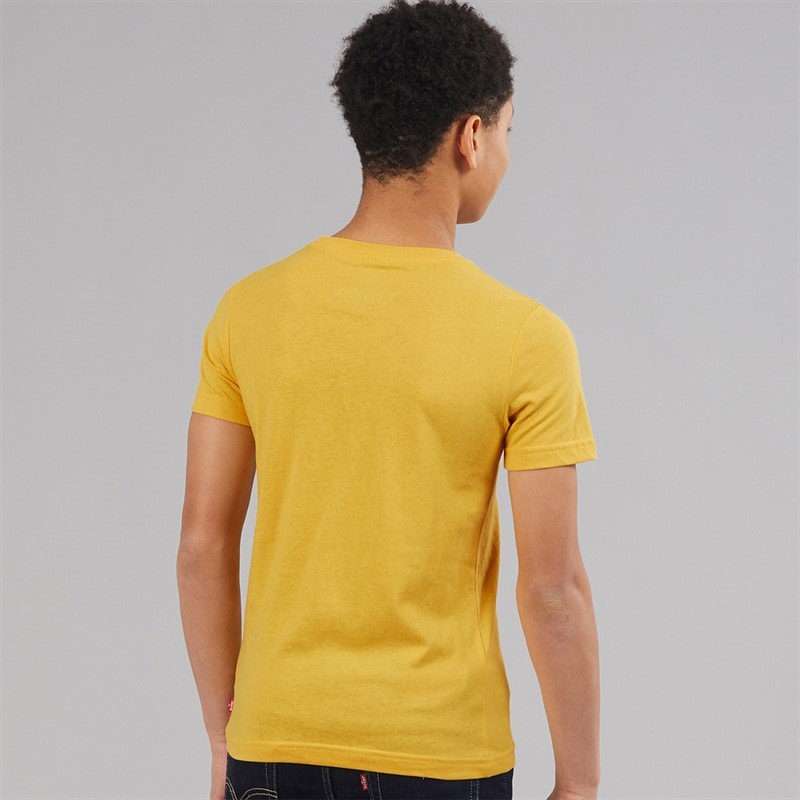 Levi's Boys Batwing T-Shirt Yolk Yellow - Image 3