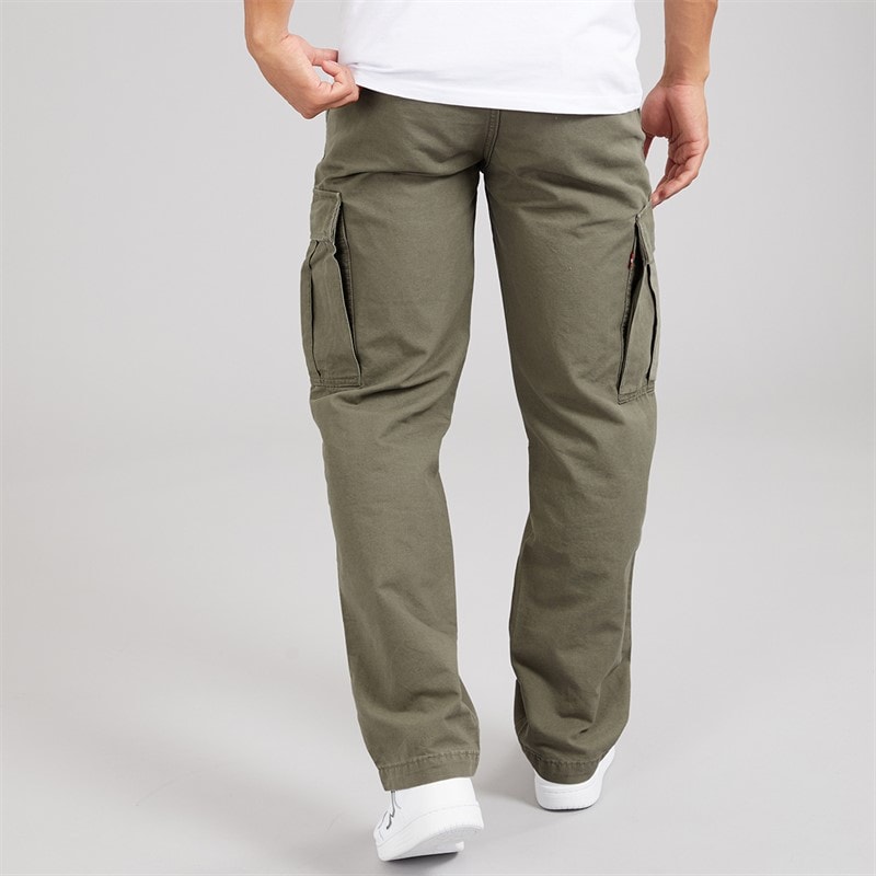 Mens XX Straight Cargos Smokey Olive - Image 2