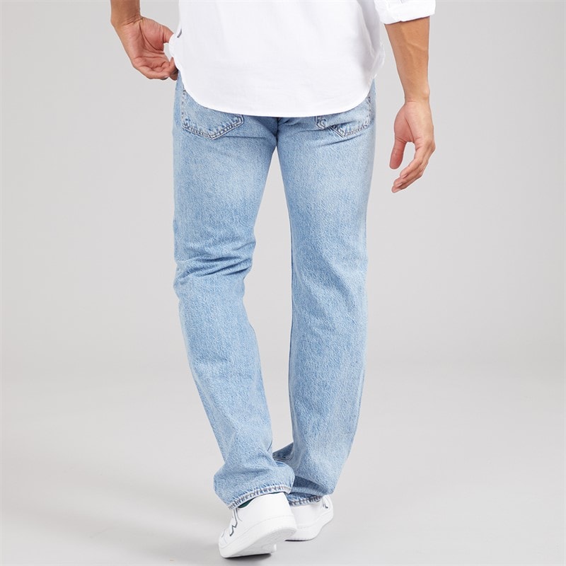 Mens 501 Levis Original Jeans Low On Sleep - Image 2