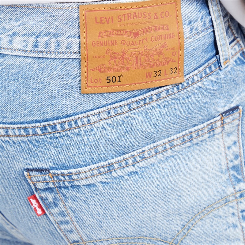 Mens 501 Levis Original Jeans Low On Sleep - Image 3