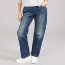 Womens 501 90's Straight Fit Jeans Educate In Arts Selvedge