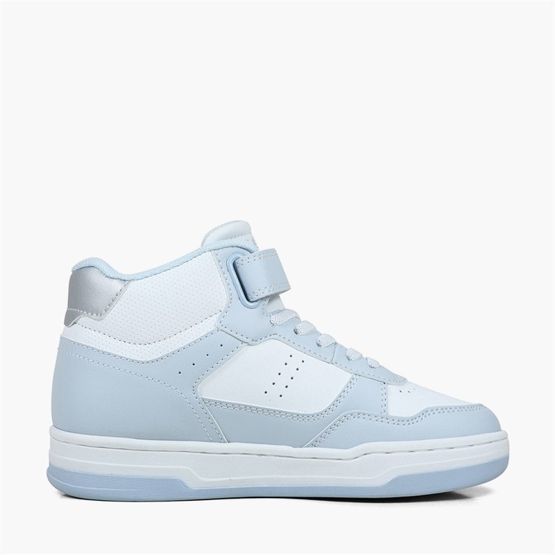 Levi's Girls John SE Mid Trainers White/Blue 0063 - Image 4