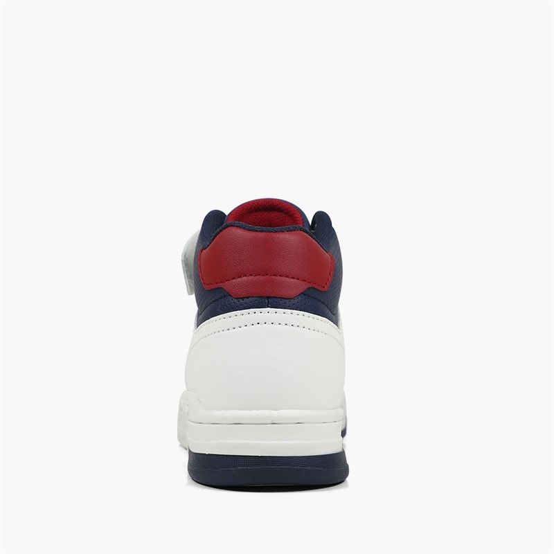 Levi's Girls John SE Mid Trainers Off White/Navy 3130 - Image 3