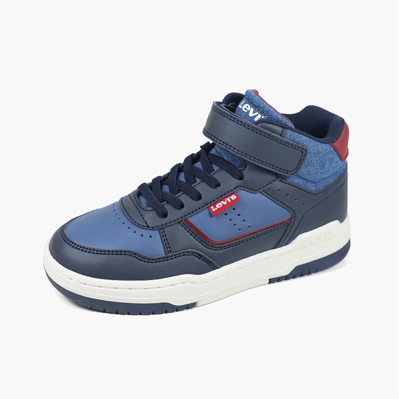 Levi's Girls John SE Mid Trainers Navy/Blue 0735 - Image 2