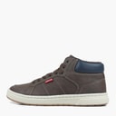 Junior Boys Piper JR Mid Trainers Brown/Navy 0592
