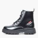 Girls Pasadena Refresh Boots Black Shiny 2459