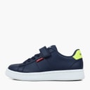 Boys Bell JR Trainers Navy/Lime