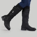 Womens Jennifer Knee High Boots Black