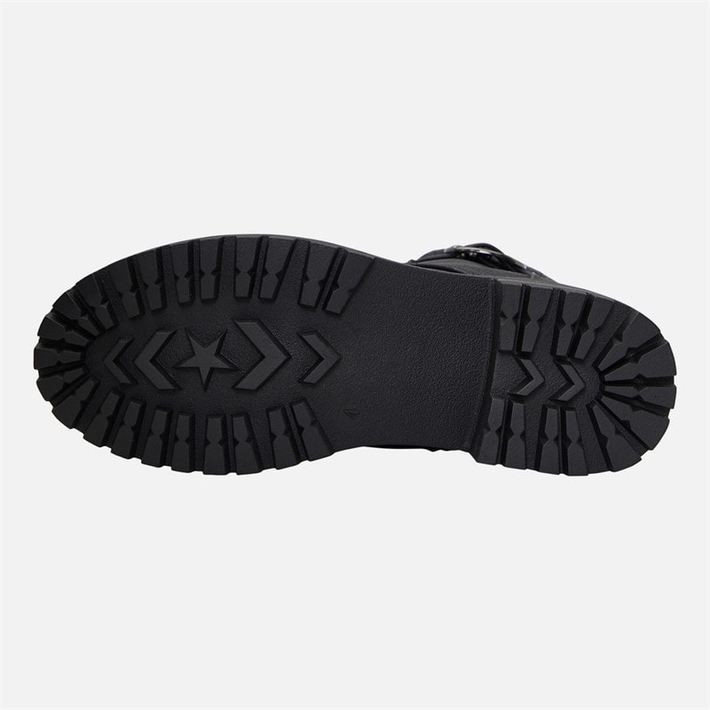 Womens Gretal Lace Up Boots Black - Image 3