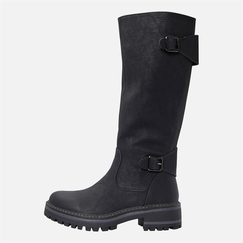 Womens Brianda Knee High Boots Black - Image 2