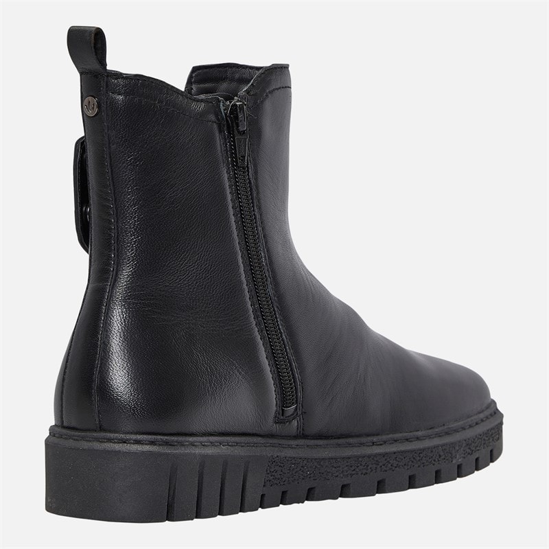 Womens Giza Boots Black Leather - Image 5