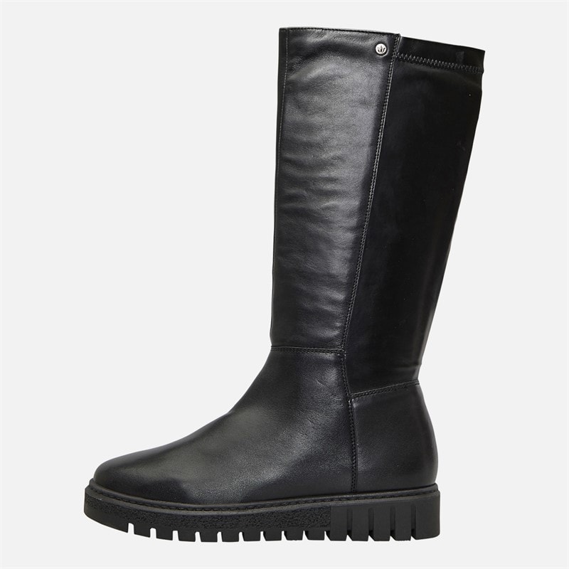 Womens Luxor Boots Black Leather - Image 2