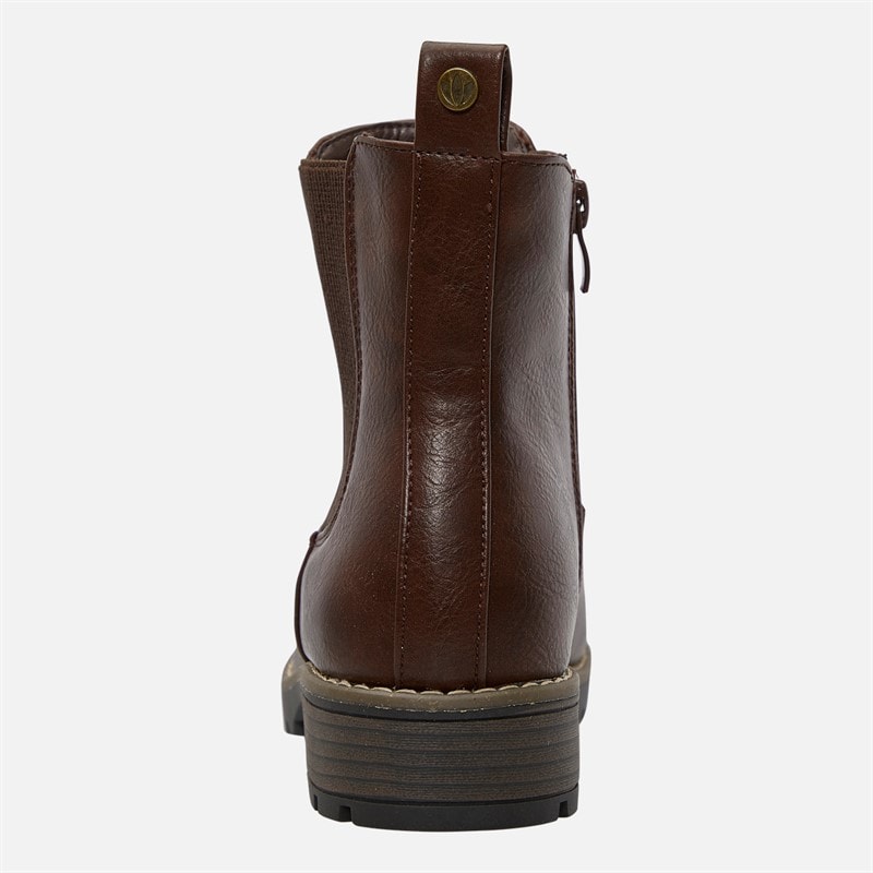 Womens Reese Chelsea Boots Brown - Image 4