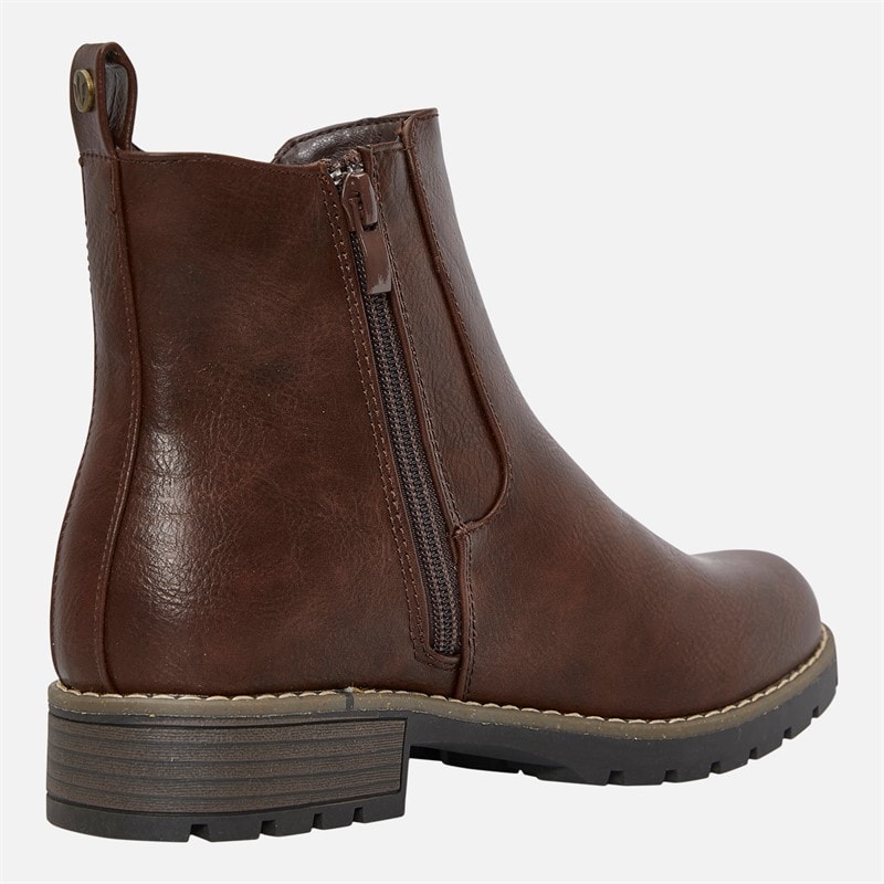 Womens Reese Chelsea Boots Brown - Image 5