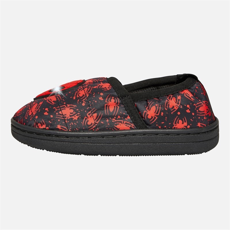 Boys RS Light Up Slippers Black/Red - Image 2