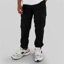 Boys Ripstop Cuffed Cargo Trousers Z865 Jet Black