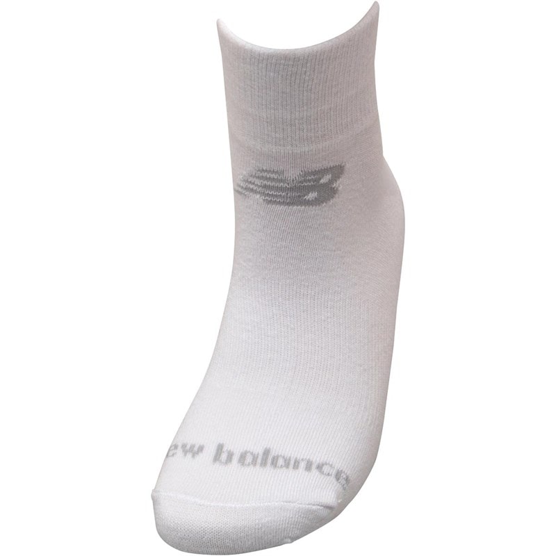 Three Pack Quarter Socks White - Image 2