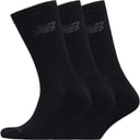 Three Pack Cushioned Crew Socks Black