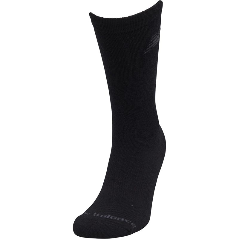 Three Pack Cushioned Crew Socks Black - Image 3