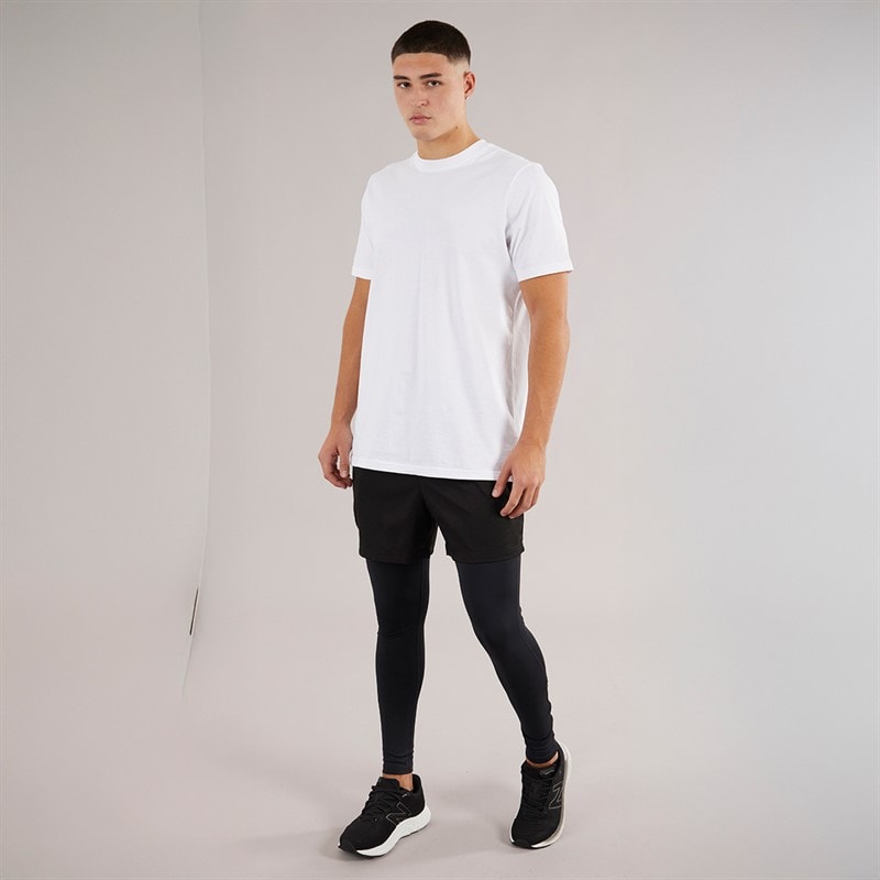 Mens Running Tight Leggings Black - Image 4