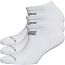 Junior Three Pack No Show Socks White