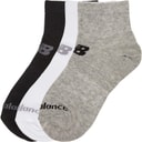 Junior Boys Three Pack Quarter Socks Multi