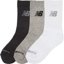 Junior Three Pack Cushioned Crew Socks Multi