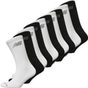 Ten Pack Cushioned Crew Socks Black/White