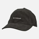 Washed Corduroy Cap Black