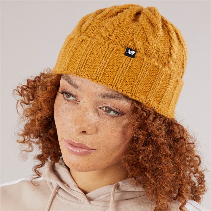 Womens Cable Knit Beanie Workwear - Image 2