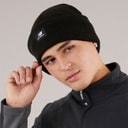 Mens NB Logo Knitted Beanie Black