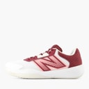 Womens 696 V6 All Court Tennis Shoes White/Monarch Burgundy
