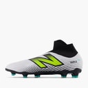 Mens Tekela Magia V4+ Laceless FG Firm Ground Football Boots White/Hi-Lite/Black