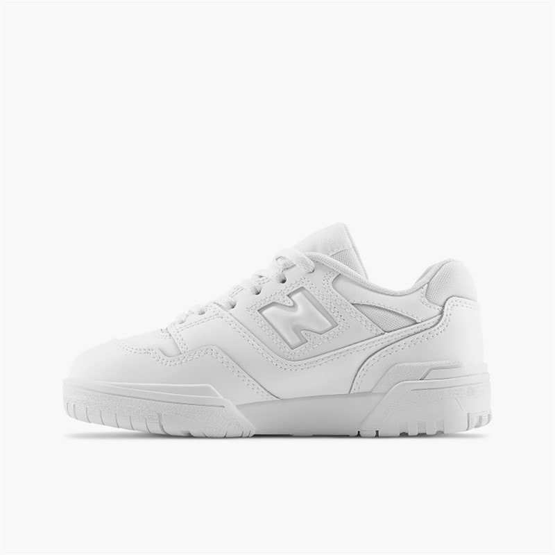 New Balance Junior 550 Trainers White/Nb Wite White/NB White - Image 5