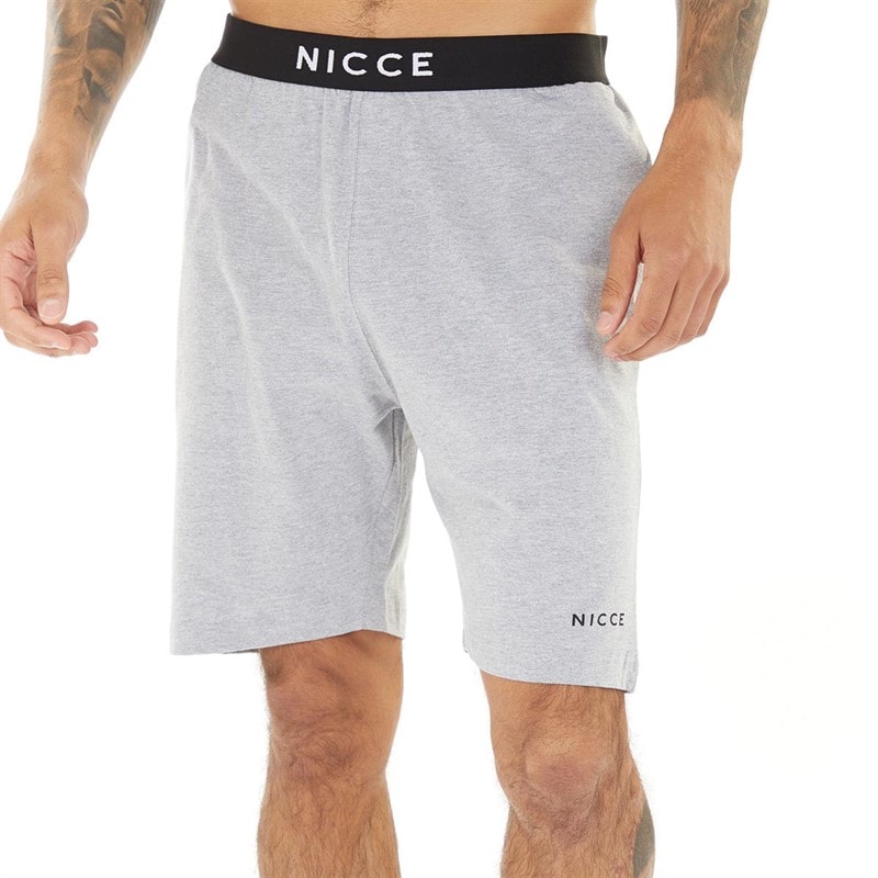 Mens Zuri Lounge Shorts Grey Marl - Image 1