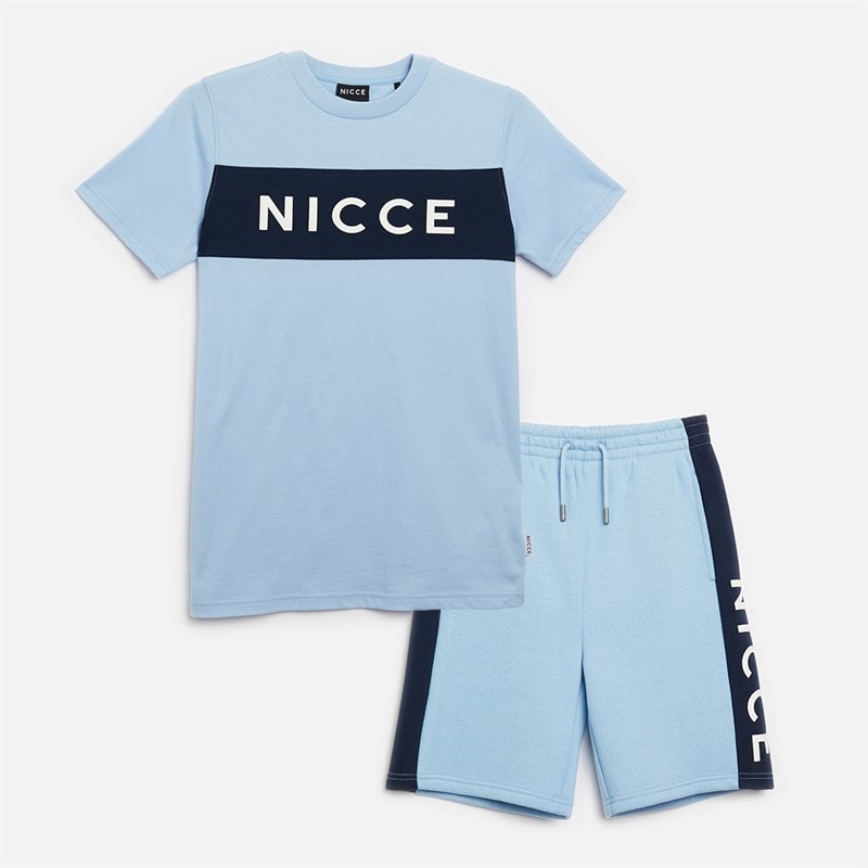 Boys Cutters T-Shirt And Shorts Set Ice Blue - Image 1