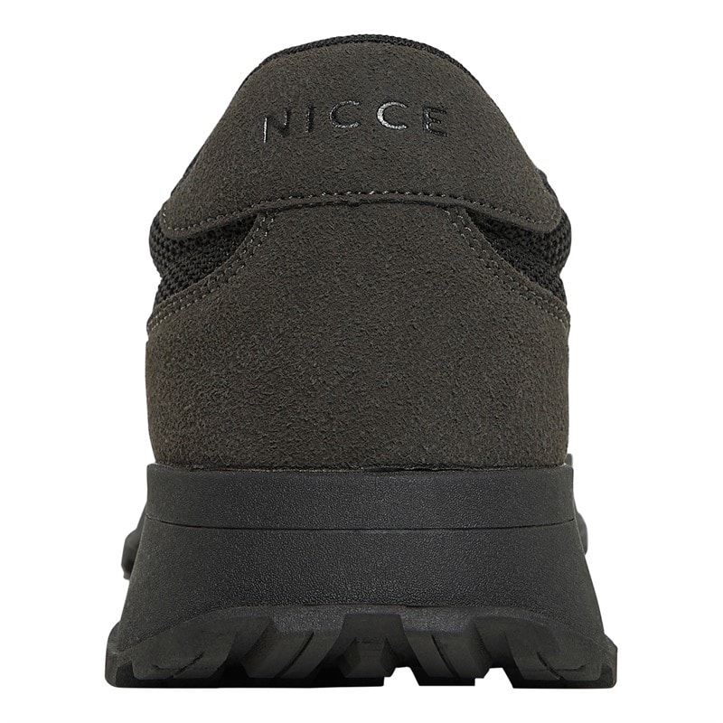 Mens Dalston Trainers Black/Grey - Image 3