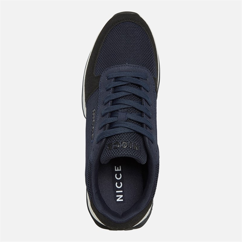 Mens Dalston Trainers Navy/Black - Image 4