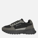 Junior Boys Dalston Trainers Black/Grey