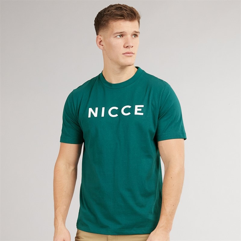 Mens Denno T-Shirt Deep Teal - Image 1