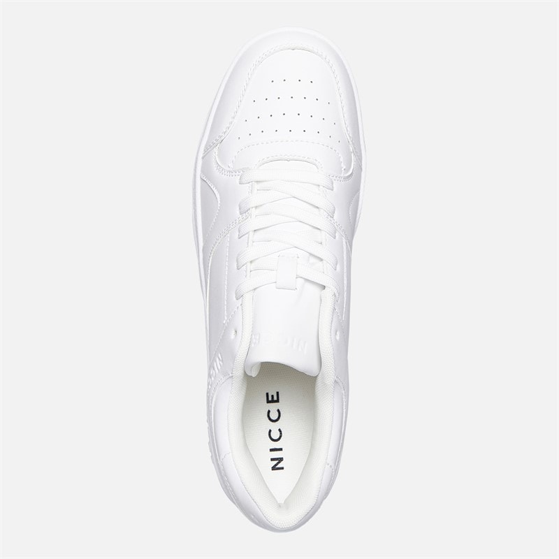 Mens Dakera Trainers White - Image 4