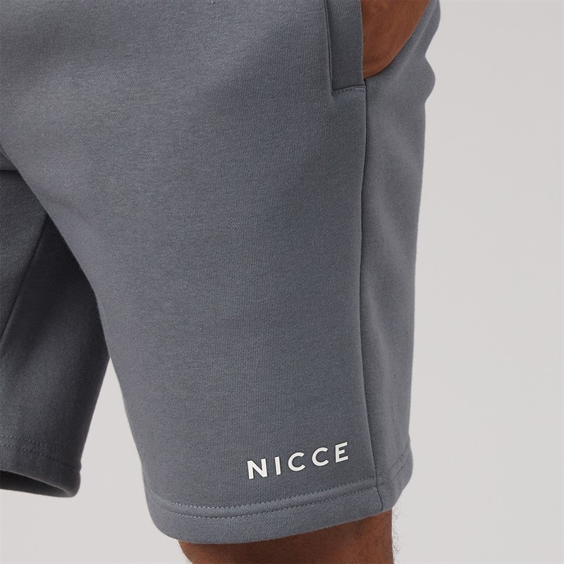 Mens Vitter T-Shirt And Shorts Set Steel Grey - Image 3