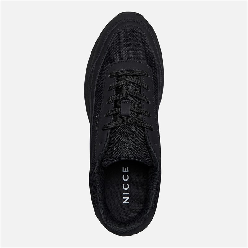 Mens Arinza Trainers Black/Coal/Grey - Image 4