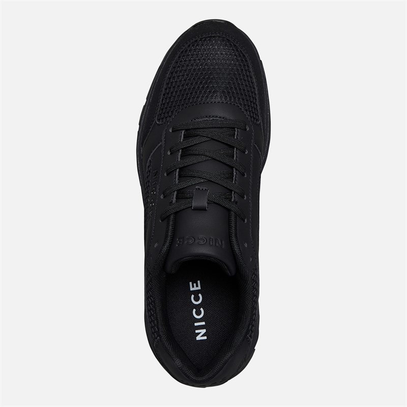 Mens Bemesso Trainers Black - Image 4