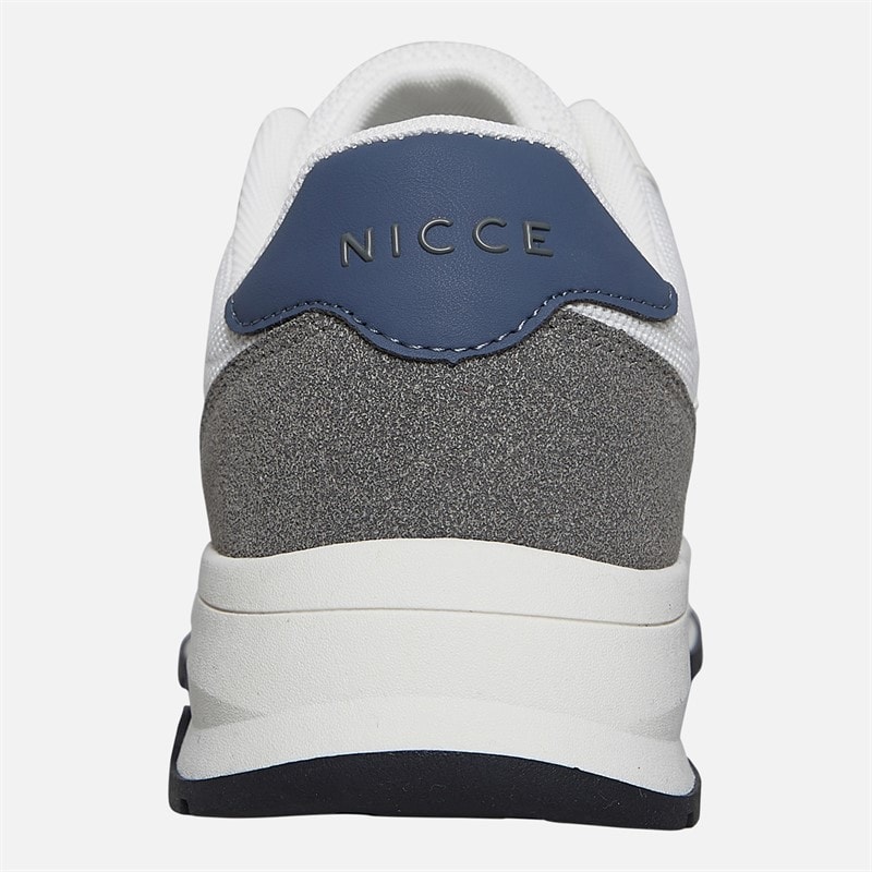 Mens Arinza Trainers White/Blue/Grey - Image 3